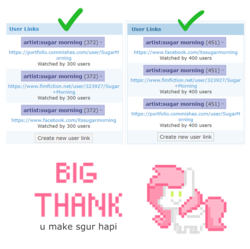 Size: 2056x2048 | Tagged: safe, artist:sugar morning, oc, oc only, oc:sugar morning, pony, chibi, high res, milestone, pixel art, simple background, smol, solo, text, thank you