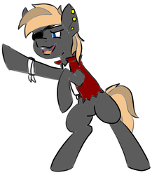 Size: 2496x2873 | Tagged: safe, artist:golden ray, oc, oc only, oc:brimhardt, earth pony, pony, eyepatch, high res, pirate, pointing, rearing, simple background, solo, transparent background