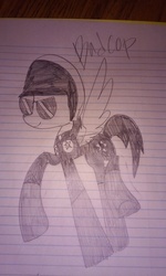 Size: 1344x2240 | Tagged: safe, artist:purplegirl102, pony, good cop bad cop, lego, lined paper, ponified, solo, the lego movie, traditional art