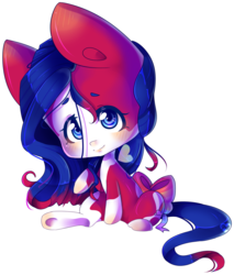 Size: 1073x1259 | Tagged: safe, artist:puffleduck, oc, oc only, oc:the great escape, pony, blushing, chibi, cute, smiley face, smiling, solo