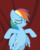 Size: 612x759 | Tagged: safe, screencap, rainbow dash, pegasus, pony, g4, rarity investigates, bipedal, cropped, curtains, eyes closed, female, mare, solo