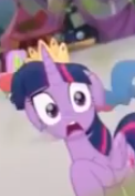 Size: 122x177 | Tagged: safe, screencap, princess celestia, twilight sparkle, alicorn, pony, g4, my little pony: the movie, cropped, cute, floppy ears, picture for breezies, shocked, shocked expression, solo focus, twilight sparkle (alicorn)