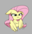 Size: 1623x1737 | Tagged: safe, artist:taurson, fluttershy, pegasus, pony, g4, bust, cheek fluff, crossed arms, cute, ear fluff, female, floppy ears, forelegs crossed, gray background, grumpy, madorable, mare, pouting, shyabetes, simple background, solo