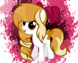 Size: 519x418 | Tagged: safe, artist:dl-ai2k, oc, oc only, pegasus, pony, bow, female, filly, hair bow, solo