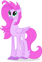 Size: 2175x3165 | Tagged: safe, artist:cirillaq, oc, oc only, classical hippogriff, hippogriff, female, high res, movie accurate, simple background, solo, transparent background, vector
