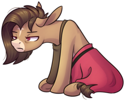 Size: 859x697 | Tagged: safe, artist:ak4neh, oc, oc only, oc:sandy, earth pony, pony, female, mare, simple background, solo, transparent background