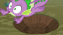 Size: 1280x720 | Tagged: safe, screencap, spike, dragon, g4, molt down, season 8, claws, flying, male, tail, winged spike, wings