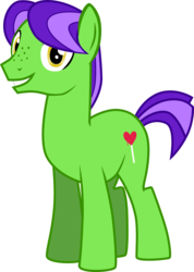 Size: 983x1381 | Tagged: safe, artist:chipmagnum, oc, oc only, oc:swirly pop, earth pony, pony, g4, male, simple background, solo, stallion, transparent background