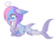 Size: 2435x1731 | Tagged: safe, artist:crystal-tranquility, oc, oc only, oc:nimune, monster pony, original species, shark pony, female, simple background, solo, teary eyes, transparent background