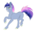 Size: 600x522 | Tagged: safe, artist:vindhov, oc, oc only, earth pony, pony, colored hooves, crack ship offspring, mae, magical lesbian spawn, offspring, parent:limestone pie, parent:rainbow dash, simple background, solo, transparent background, tricolor mane