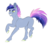 Size: 600x522 | Tagged: safe, artist:vindhov, oc, oc only, earth pony, pony, colored hooves, crack ship offspring, mae, magical lesbian spawn, offspring, parent:limestone pie, parent:rainbow dash, simple background, solo, three toned mane, transparent background