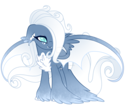 Size: 1600x1348 | Tagged: safe, artist:crystal-tranquility, oc, oc only, bat pony, pony, chest fluff, deviantart watermark, female, mare, obtrusive watermark, simple background, solo, transparent background, unshorn fetlocks, watermark