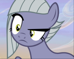 Size: 1176x941 | Tagged: safe, screencap, limestone pie, pony, g4, hearthbreakers, close-up, cropped, female, raised eyebrow, solo