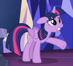 Size: 978x875 | Tagged: safe, screencap, twilight sparkle, alicorn, pony, g4, what about discord?, angry, cropped, ears back, female, folded wings, mare, sad, solo, twilight sparkle (alicorn), wings