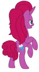 Size: 588x1080 | Tagged: safe, artist:徐詩珮, oc, oc only, oc:betty pop, pony, unicorn, g4, my little pony: the movie, base used, female, magical lesbian spawn, mare, next generation, offspring, parent:glitter drops, parent:tempest shadow, parents:glittershadow, simple background, solo, transparent background