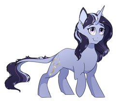Size: 1280x1129 | Tagged: safe, artist:lattefox3, oc, oc only, oc:mystic dream, pony, unicorn, leonine tail, magical lesbian spawn, offspring, parent:starlight glimmer, parent:trixie, parents:startrix, solo