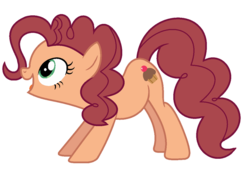 Size: 1024x693 | Tagged: safe, artist:cindystarlight, oc, oc only, oc:sweety pie, earth pony, pony, female, mare, offspring, parent:cheese sandwich, parent:pinkie pie, parents:cheesepie, simple background, solo, transparent background