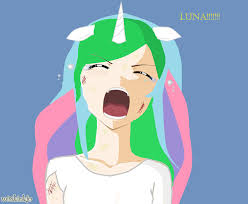 Size: 248x204 | Tagged: artist needed, safe, artist:kawaiidemonfox, princess celestia, human, lullaby for a princess, g4, base used, crying, female, humanized, mawshot, ms paint, open mouth, picture for breezies, solo