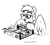 Size: 2327x2090 | Tagged: safe, artist:selenophile, oc, oc only, oc:cloud cuddler, pegasus, pony, 386dx, computer, computer mouse, female, glasses, high res, mare, pegasus oc, screwdriver, sketch, solo