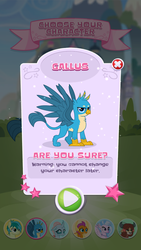 Size: 720x1280 | Tagged: safe, gallus, ocellus, sandbar, silverstream, smolder, yona, changedling, changeling, classical hippogriff, dragon, earth pony, griffon, hippogriff, pony, yak, g4, bow, dragoness, female, hair bow, jewelry, male, monkey swings, necklace, pocket ponies, teenager