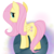 Size: 1200x1200 | Tagged: safe, artist:77jessieponygames77, fluttershy, pegasus, pony, g4, butt, cutie mark, eyelashes, female, folded wings, gritted teeth, hooves, looking back, mare, plot, simple background, solo, standing, tail, transparent background, vector, watermark, wings