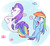 Size: 963x885 | Tagged: safe, alternate version, artist:raridashdoodles, rainbow dash, rarity, fish, pony, seapony (g4), g4, my little pony: the movie, duo, female, fin wings, fins, heart, lesbian, mare, ocean, pose, seaponified, seapony rainbow dash, seapony rarity, ship:raridash, shipping, species swap, underwater, wings