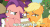 Size: 512x281 | Tagged: safe, edit, edited screencap, screencap, applejack, filthy rich, spoiled rich, earth pony, pony, g4, where the apple lies, animated, caption, coughing, discovery family logo, faic, gif, gif with captions, hatless, impact font, meme, missing accessory, reaction gif, spoiled milk, teenage applejack, teenager