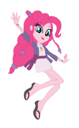 Size: 330x534 | Tagged: safe, artist:cookiechans2, artist:dashiepower, artist:fjessemcsm, pinkie pie, human, equestria girls, g4, ace attorney, alternate hairstyle, barely eqg related, base used, capcom, clothes, crossover, dress, jewelry, maya fey, necklace, sandals, shoes