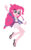 Size: 330x534 | Tagged: safe, artist:cookiechans2, artist:dashiepower, artist:fjessemcsm, pinkie pie, human, equestria girls, g4, ace attorney, alternate hairstyle, barely eqg related, base used, capcom, clothes, crossover, dress, jewelry, maya fey, necklace, sandals, shoes