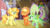 Size: 1600x903 | Tagged: safe, artist:doraeartdreams-aspy, applejack, spike, oc, oc:ginger gold, oc:peridot appleshine, dracony, dragon, earth pony, hybrid, pony, g4, applejack's hat, cowboy hat, cutie mark, family, female, hat, interspecies offspring, male, mare, offspring, parent:applejack, parent:spike, parents:applespike, ship:applespike, shipping, stetson, straight