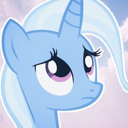 Size: 1280x1280 | Tagged: artist needed, safe, trixie, pony, unicorn, g4, female, sad, solo