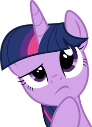 Size: 760x1051 | Tagged: safe, artist:awesomeluna, twilight sparkle, alicorn, pony, g4, maud pie (episode), female, hoof on chin, mare, simple background, solo, thinking, transparent background, twilight sparkle (alicorn), vector
