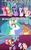 Size: 600x974 | Tagged: safe, edit, edited screencap, screencap, applejack, fluttershy, pinkie pie, princess celestia, rainbow dash, rarity, spike, twilight sparkle, alicorn, dragon, earth pony, pegasus, pony, unicorn, g4, season 9, the beginning of the end, caption, comic, ethereal mane, female, image macro, impact font, male, mane seven, mane six, mare, memeful.com, screencap comic, shocked, text, twilight sparkle (alicorn), winged spike, wings