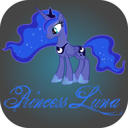 Size: 894x894 | Tagged: safe, artist:awesomeluna, princess luna, alicorn, pony, g4, female, icon, mare, simple background, solo