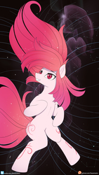 Size: 2160x3840 | Tagged: safe, artist:axtkatze, oc, oc:violet kosame, pony, high res, patreon, patreon logo, pink hair