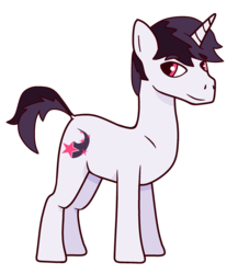 Size: 2000x2300 | Tagged: safe, artist:maxter-advance, oc, oc only, unnamed oc, pony, unicorn, high res, male, smiling, solo, stallion, stars