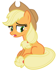 Size: 5512x7000 | Tagged: safe, artist:estories, applejack, earth pony, pony, g4, absurd resolution, female, hat, simple background, solo, transparent background, vector