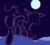 Size: 1324x1180 | Tagged: safe, artist:dinexistente, princess luna, pony, g4, cyoa, cyoa:cirquesque, dream, full moon, limited palette, macro, moon, night, pixel art, sky