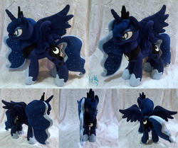 Size: 1280x1069 | Tagged: safe, artist:fire-topaz, princess luna, alicorn, pony, g4, irl, photo, plushie, solo