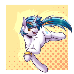 Size: 1000x1000 | Tagged: safe, artist:ak4neh, oc, oc only, oc:skyforge, pony, unicorn, female, mare, simple background, solo
