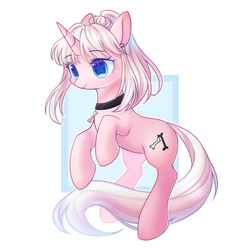 Size: 2000x2000 | Tagged: safe, artist:leafywind, oc, oc only, pony, unicorn, female, high res, mare, simple background, solo