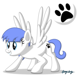 Size: 3865x3784 | Tagged: safe, artist:le-23, oc, oc only, oc:snow pup, pegasus, pony, female, high res, mare, simple background, solo, taking off, transparent background, vector, wings