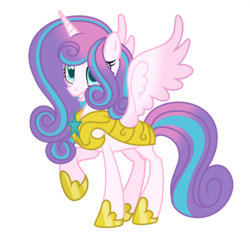 Size: 1024x971 | Tagged: safe, artist:lavendersweet121, princess flurry heart, alicorn, pony, g4, armor, female, older, older flurry heart, royal guard armor, simple background, solo, transparent background, warrior flurry heart