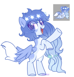 Size: 2580x2700 | Tagged: oc name needed, safe, artist:2pandita, artist:mint-light, oc, oc only, pegasus, pony, female, high res, mare, simple background, solo, transparent background