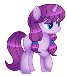 Size: 1222x1384 | Tagged: safe, artist:poppyglowest, oc, oc only, oc:lavender, pony, unicorn, female, mare, simple background, solo, transparent background