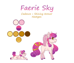 Size: 2339x2000 | Tagged: safe, artist:jackiebloom, oc, oc only, oc:faerie sky, alicorn, pony, baby, baby pony, colt, high res, male, offspring, parent:princess cadance, parent:shining armor, parents:shiningcadance, prone, simple background, solo, transparent background