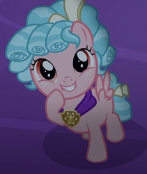 Size: 903x1072 | Tagged: safe, screencap, cozy glow, pegasus, pony, g4, school raze, cozy glow is best facemaker, cozybetes, cropped, cute, faic, female, filly, foal, smiling