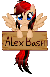 Size: 193x300 | Tagged: safe, artist:angellightyt, oc, oc only, oc:alex bash, pegasus, pony, animated, commission, gif, pixel art, simple background, solo, transparent background, ych result