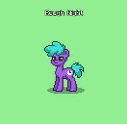 Size: 390x381 | Tagged: safe, oc, oc only, oc:rough night, pony, pony town, bags under eyes, male, stallion