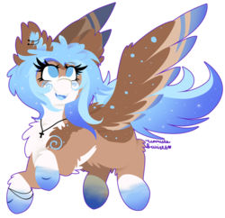 Size: 1024x993 | Tagged: safe, artist:vanillaswirl6, oc, oc only, oc:wintersong, pegasus, pony, commission, flying, simple background, solo, transparent background